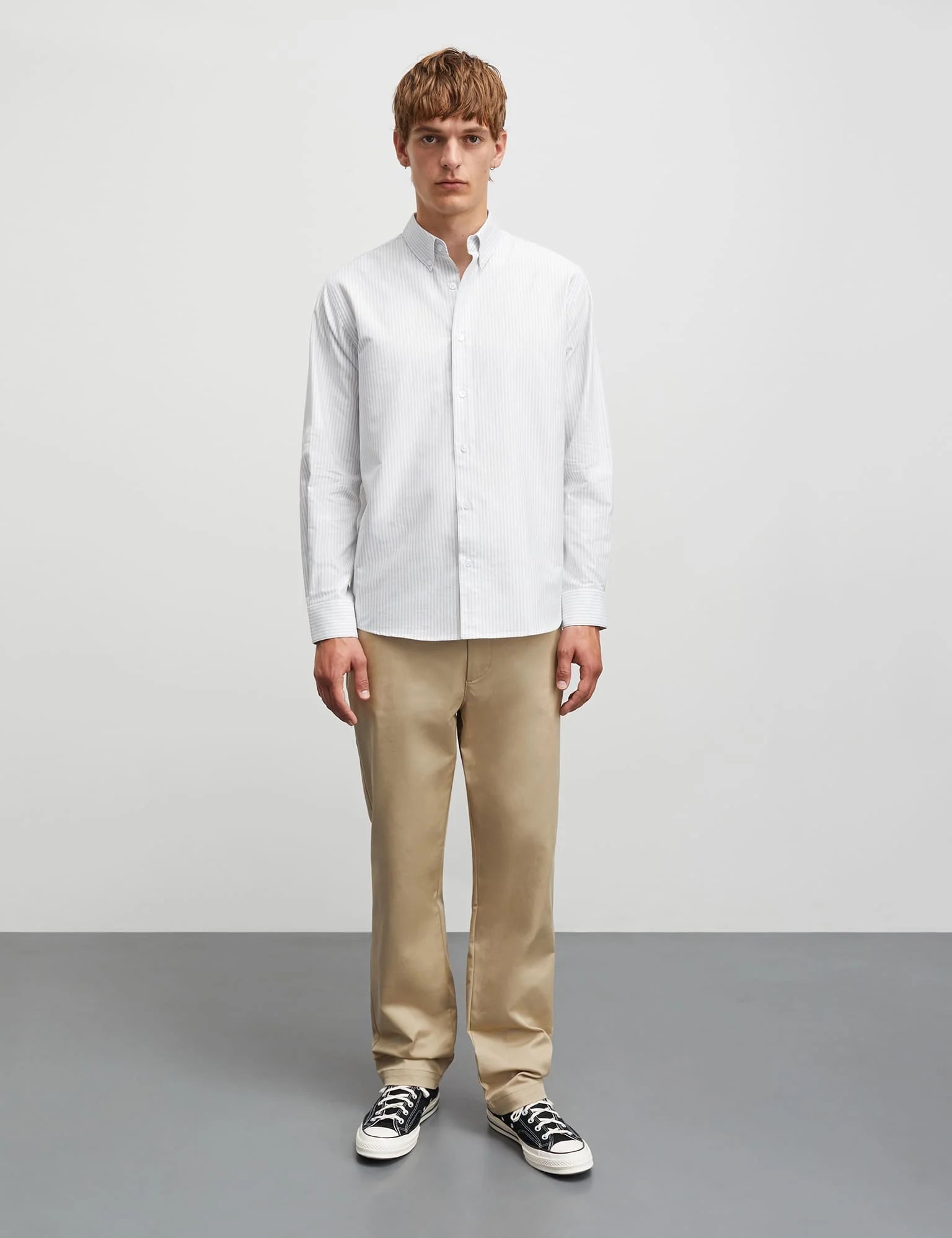 Cotton Oxford Sune Stripe Shirt BD