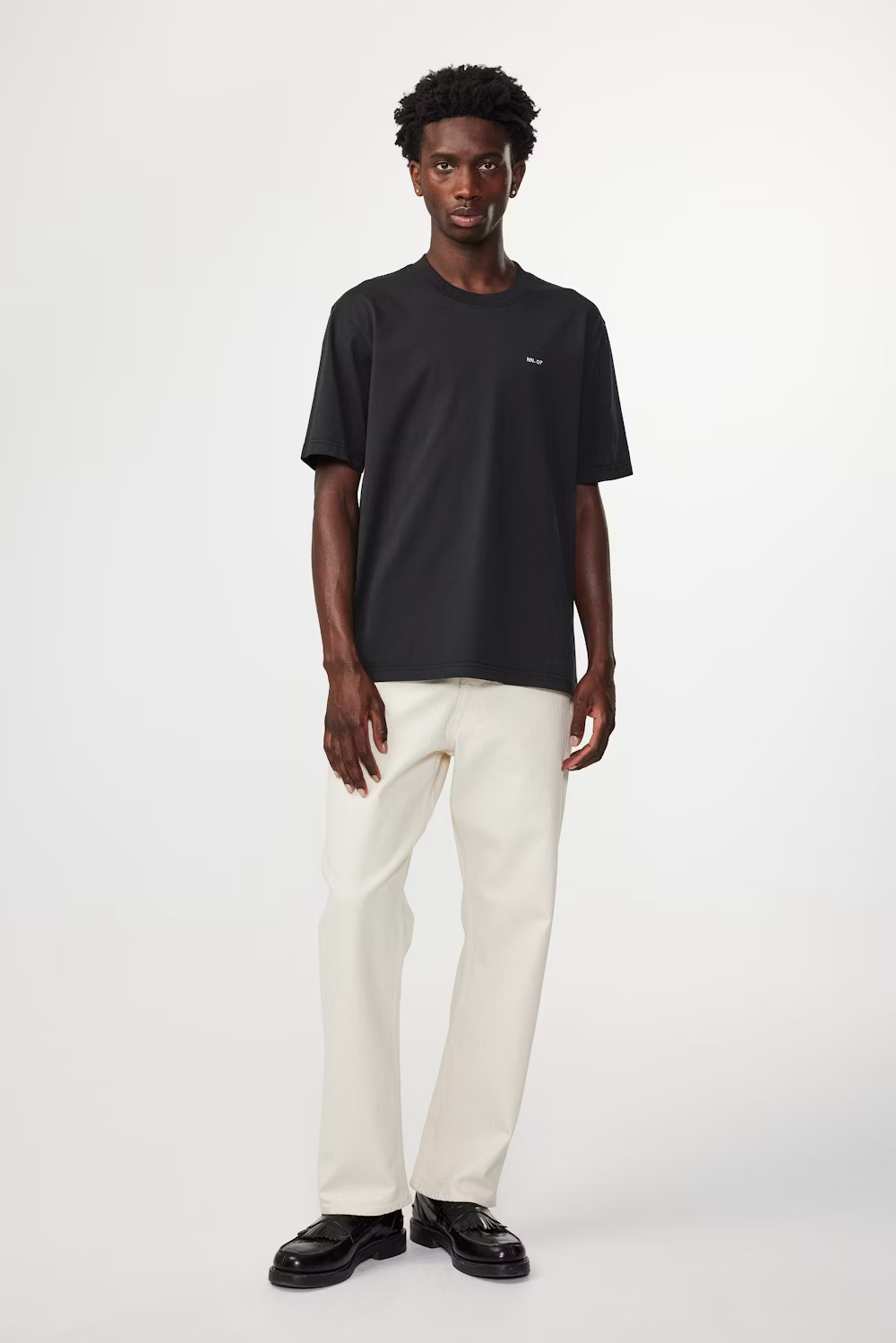 NN07 - Adam Casual logo Pima T-Shirt