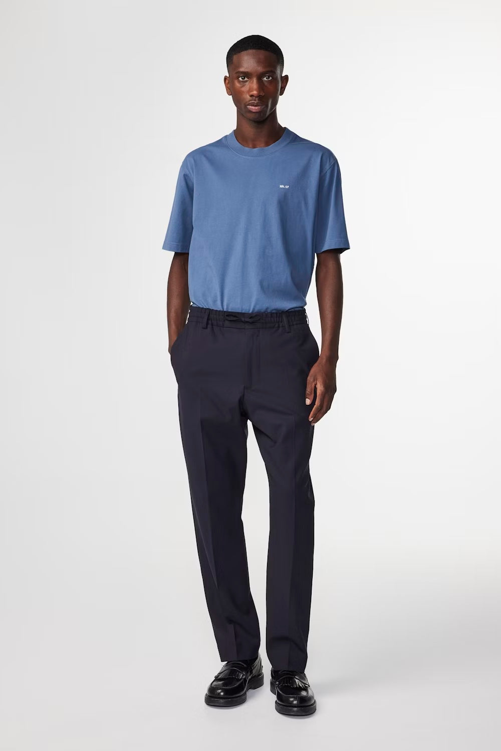 NN07 - Adam Casual logo Pima T-Shirt