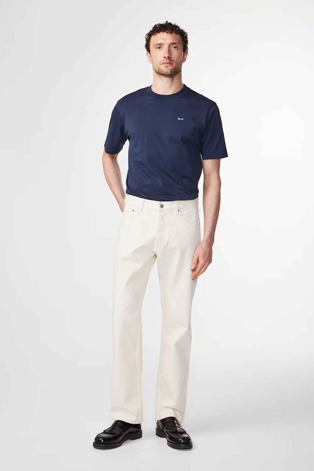 NN07 - Adam Casual logo Pima T-Shirt