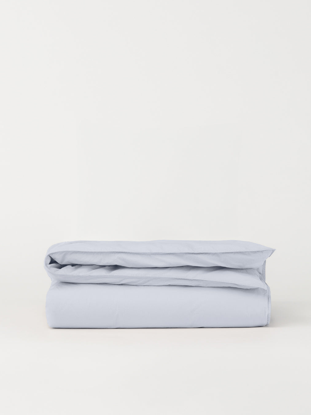 Percale Duvet Cover - Arctic Blue