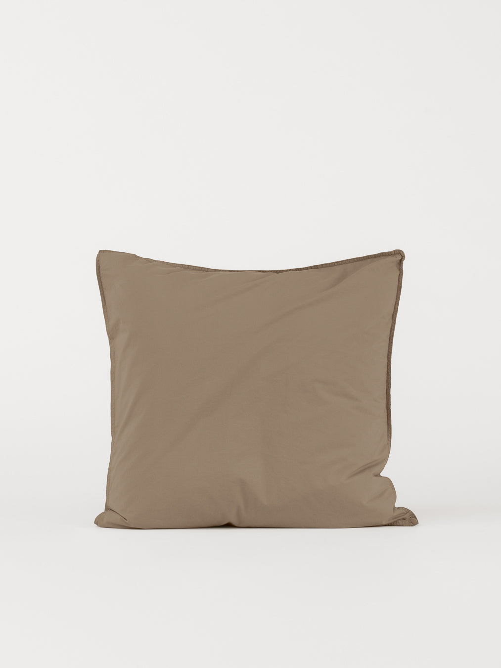 Percale Pillow Case - Mocha Brown