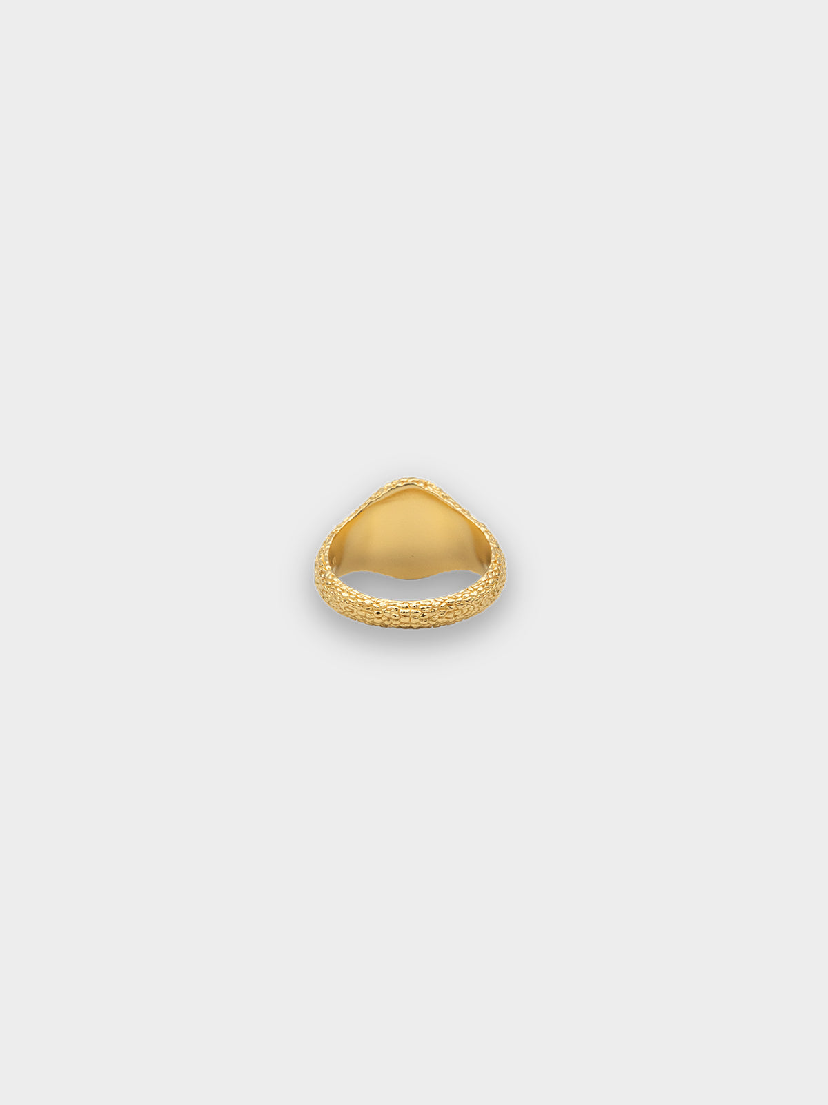 IX Crunchy Mini Oval Ring