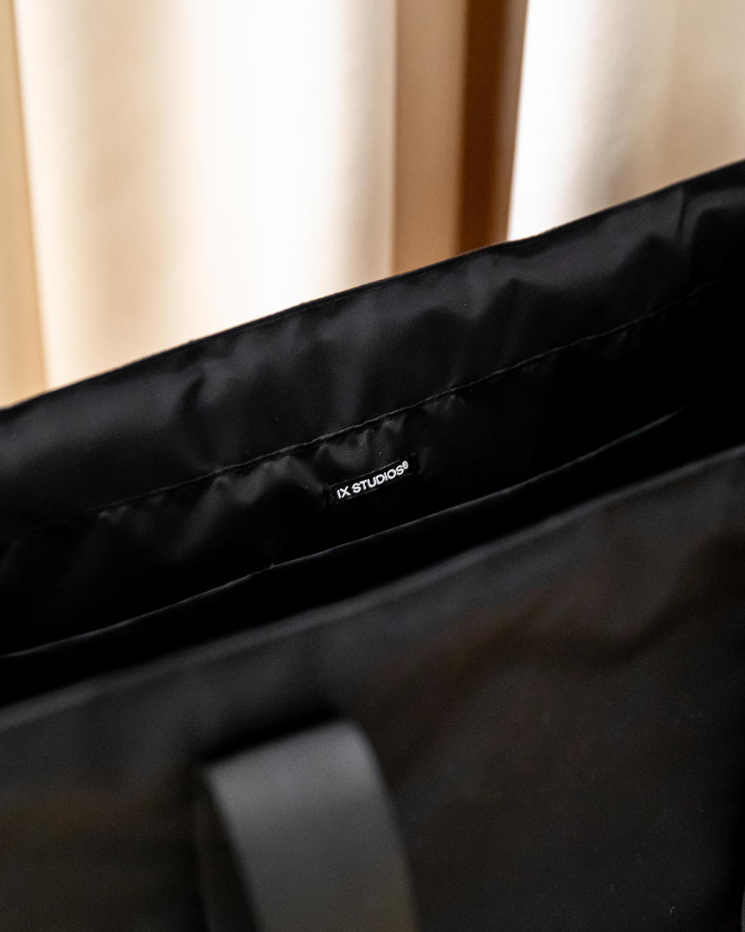 IX Nylon Tote Bag Black