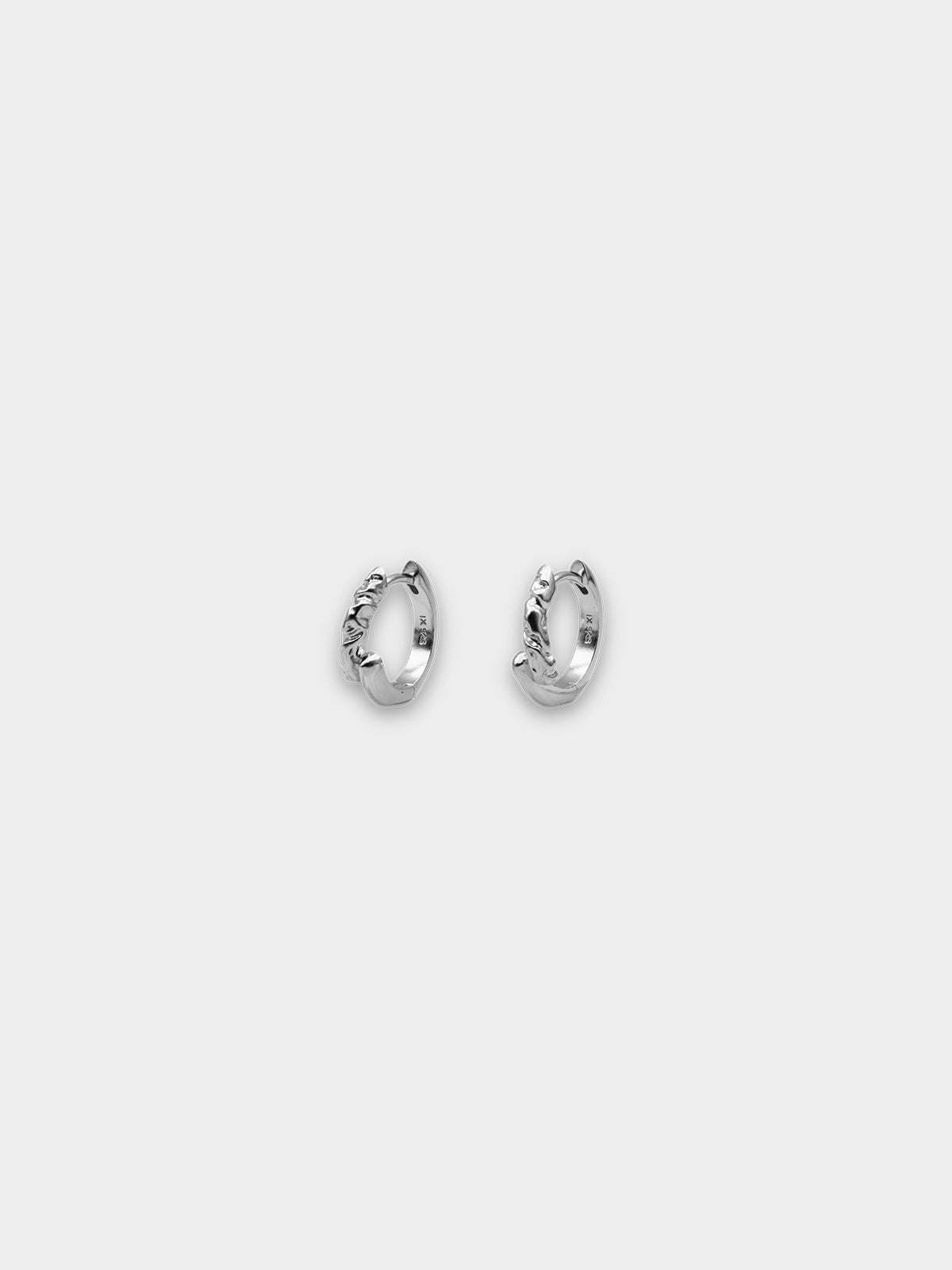 IX Rustic Earring Silver