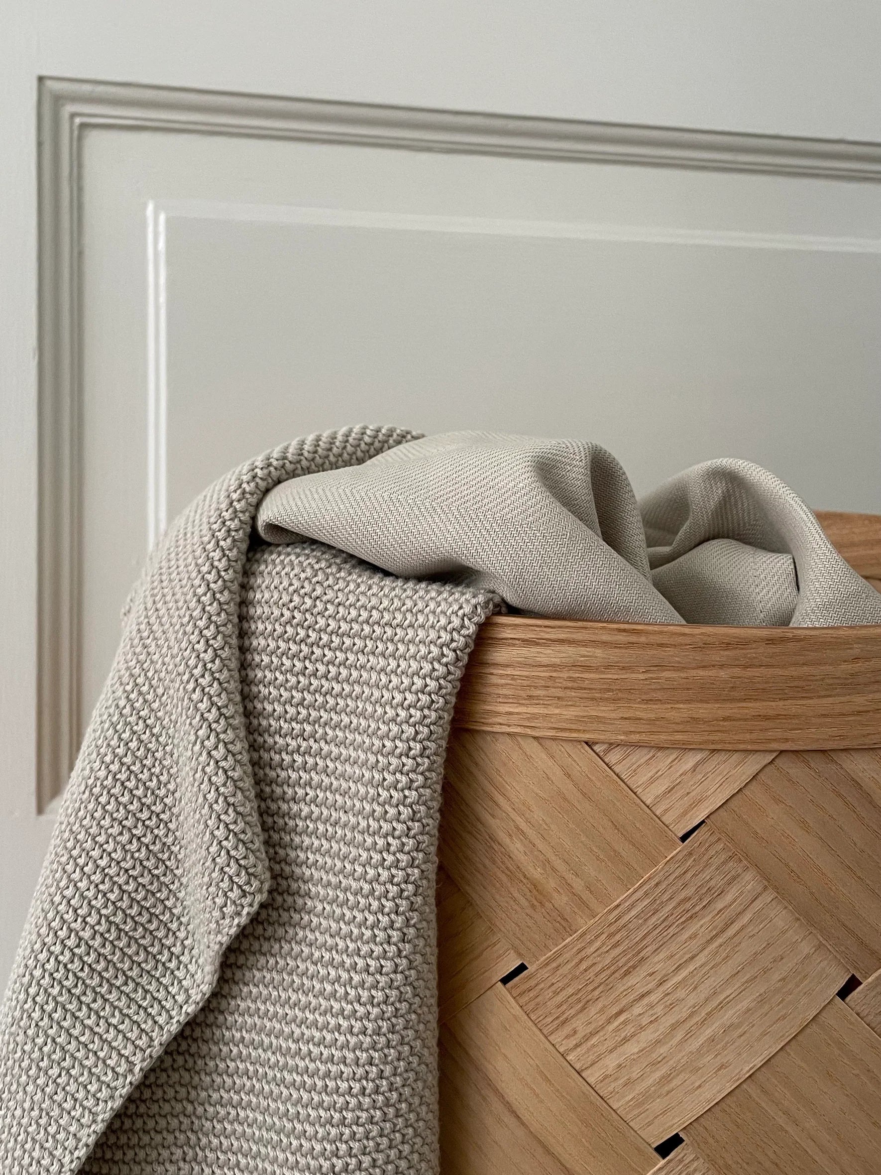 Humdakin - Knitted Kitchen Towel - Light Stone