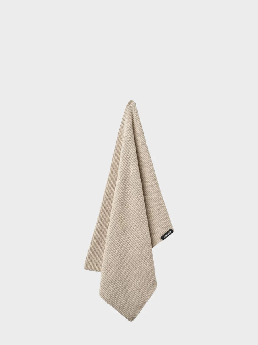 Humdakin - Knitted Kitchen Towel - Light Stone
