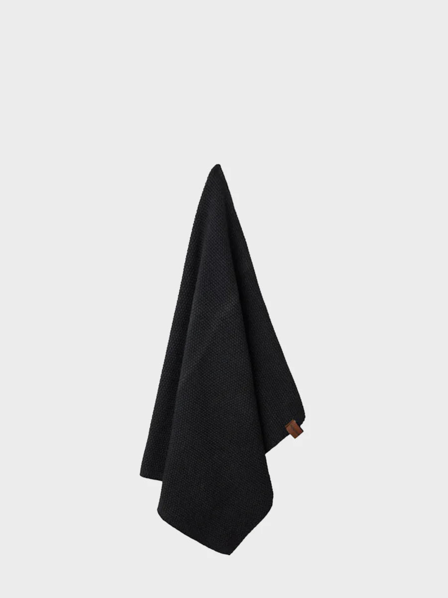 Humdakin - Knitted Kitchen Towel - Coal