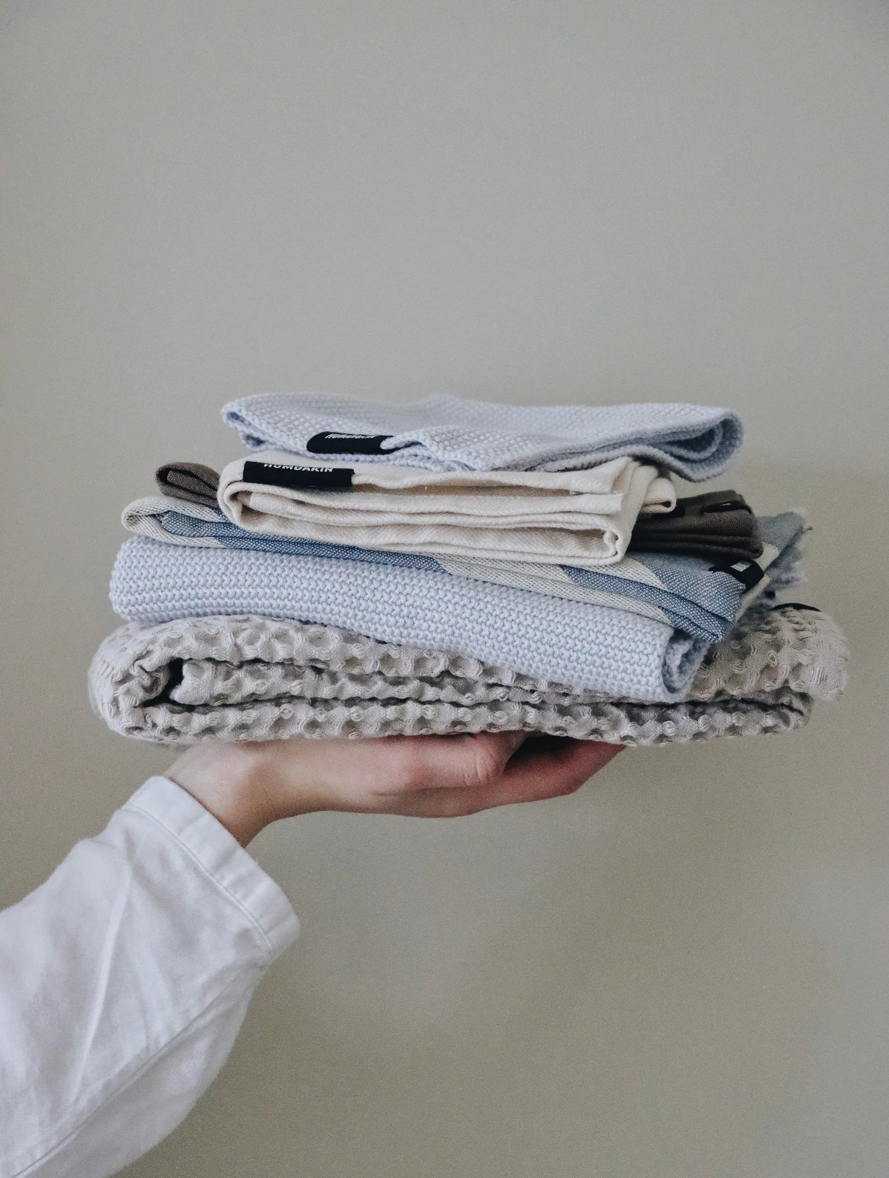 Humdakin - Knitted Kitchen Towel - Blue Glass