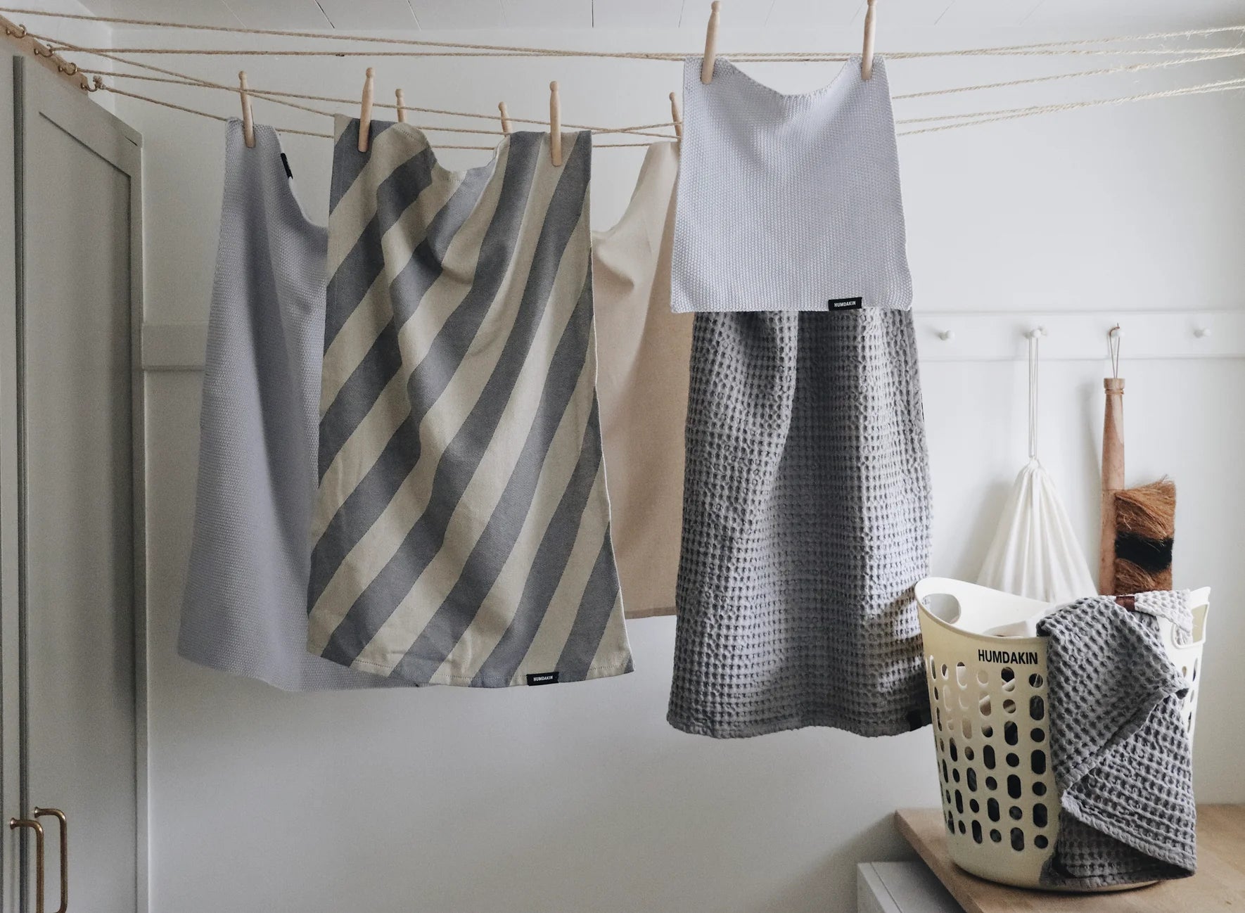 Humdakin - Knitted Kitchen Towel - Blue Glass