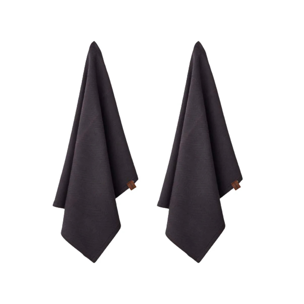 Humdakin - Organic Tea Towel - 2 pack - Coal