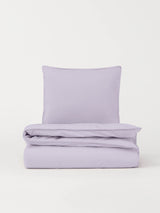 Percale Duvet Cover - Lavender Mist Percale Duvet Cover - Lavender Mist