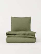 Percale Duvet Cover - Olive Percale Duvet Cover - Olive