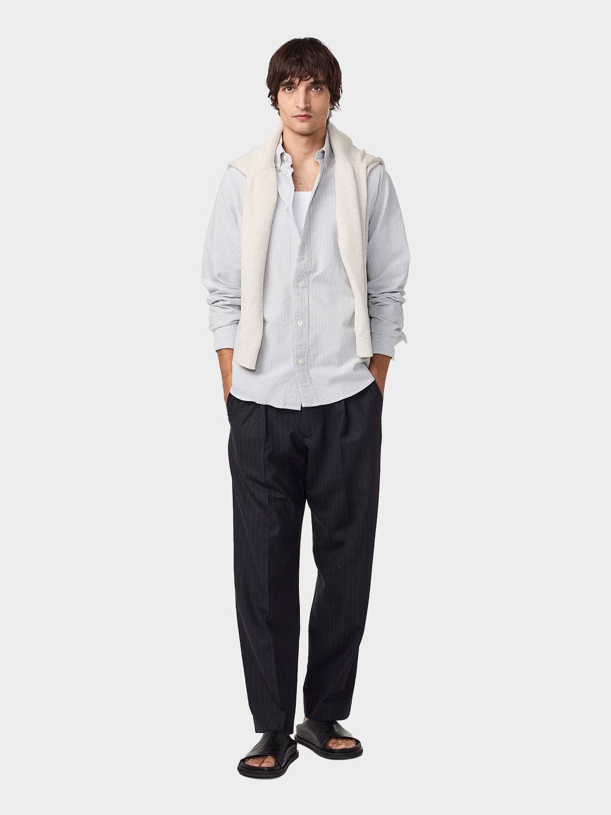 Colby Logo Regular Fit Oxford Skjorte
