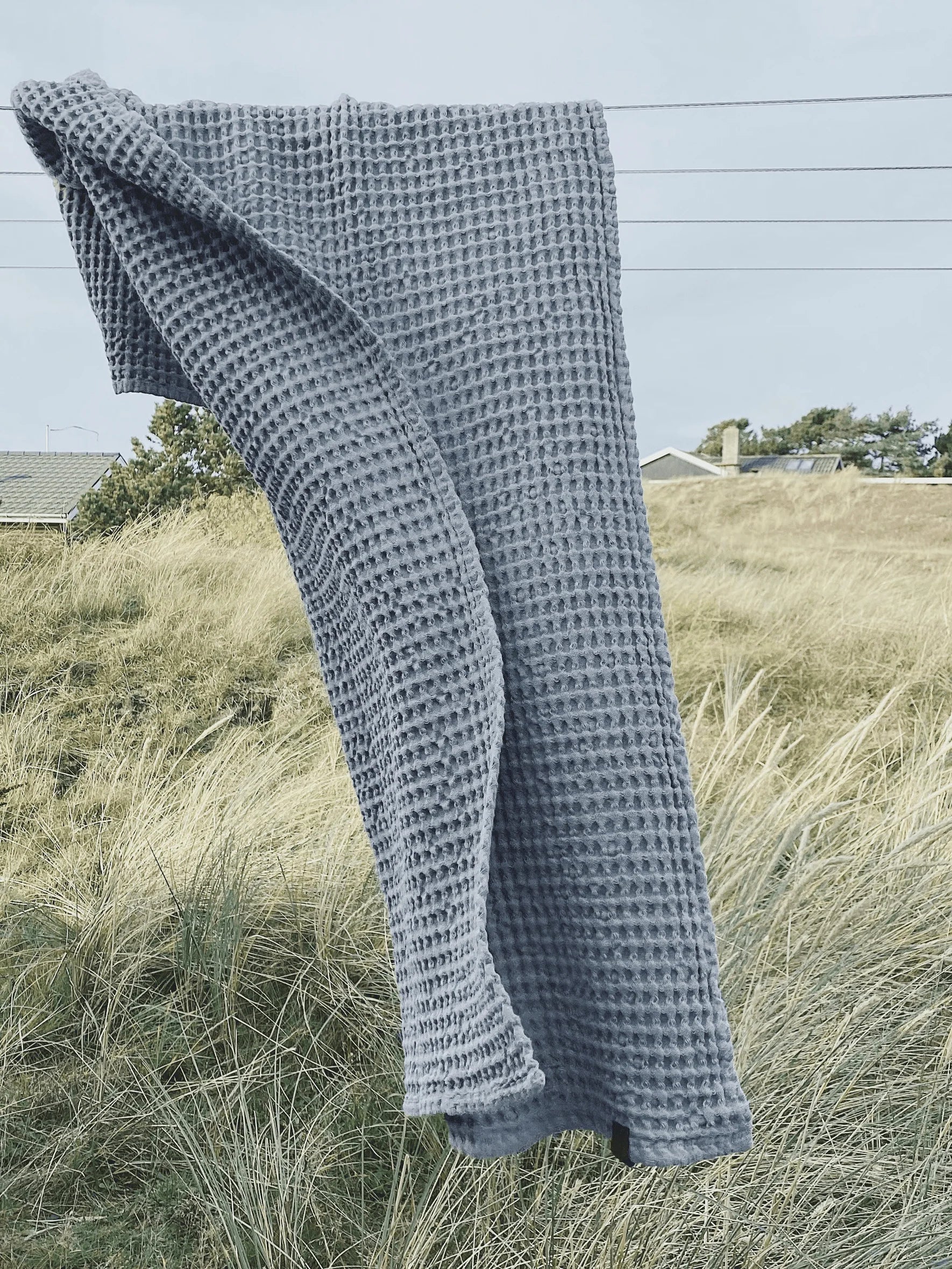 Humdakin - Waffle Hand Towel - Stone