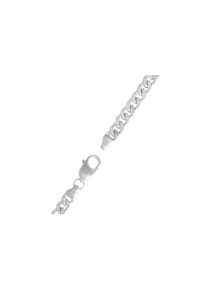 IX STUDIOS - Chunky Curb Matt Bracelet Sølv