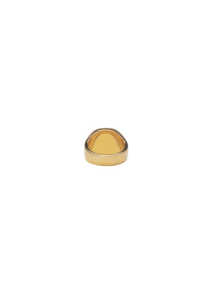 IX STUDIOS - CUSHION SIGNET RING RHODOCROSITE