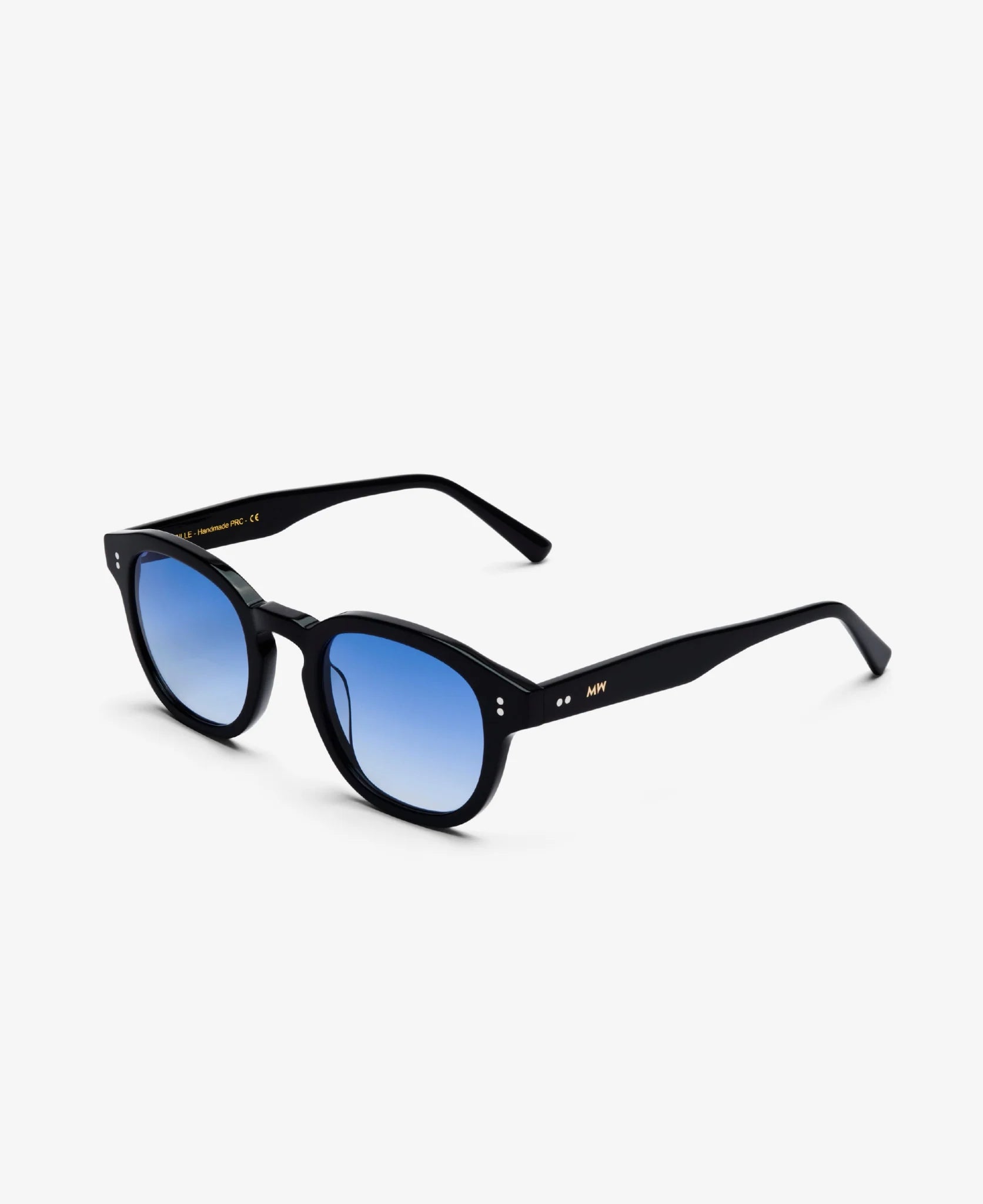 Messy Weekend - Bille Solbrille - Black Gradient Blue