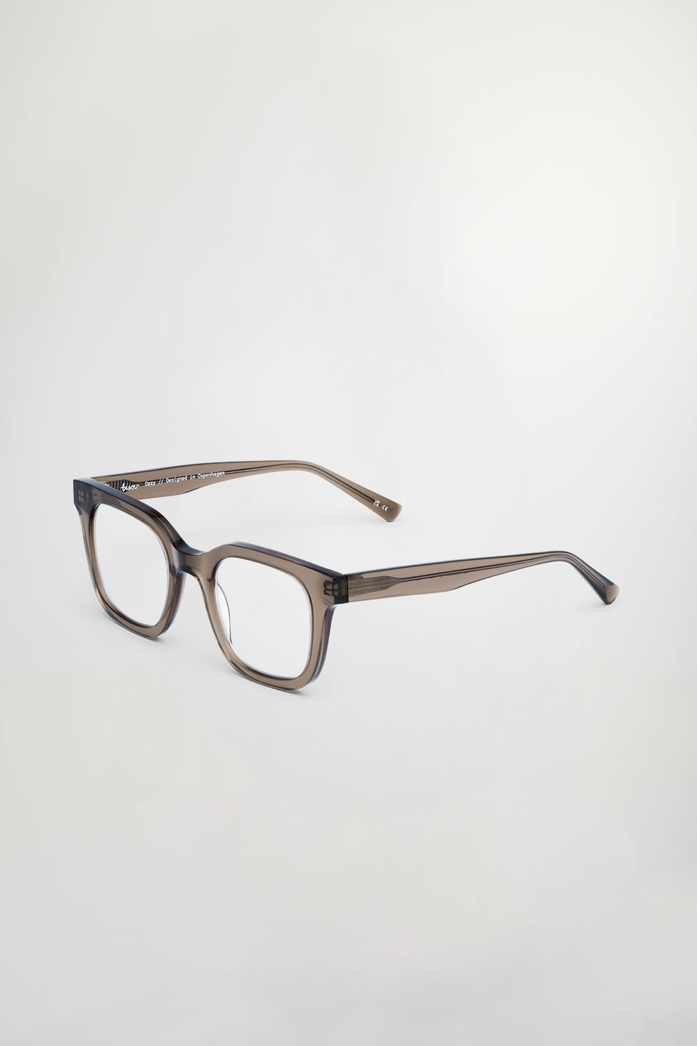 Bisou - Ozzy Clear Olive Læsebrille