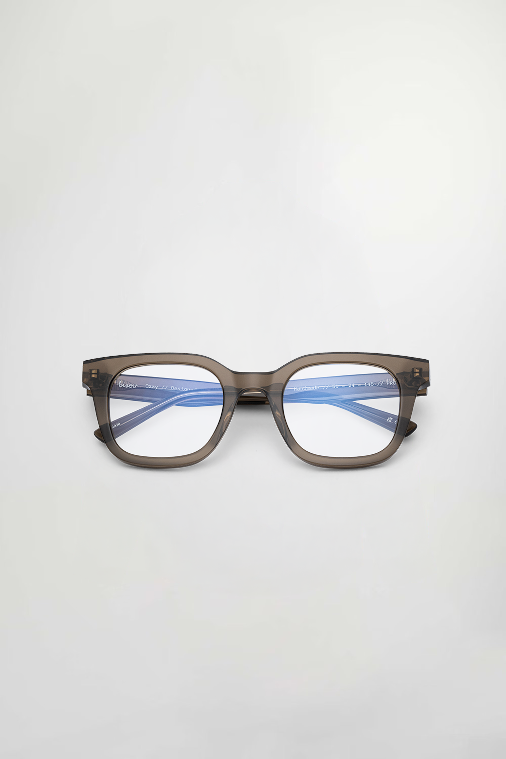 Bisou - Ozzy Clear Olive Læsebrille