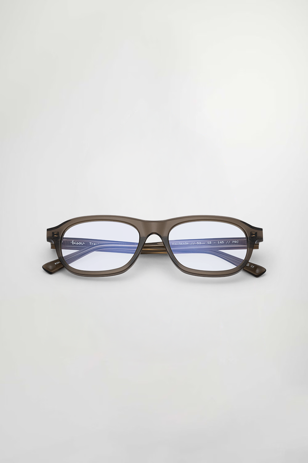 Bisou - Travis Clear Olive Læsebrille