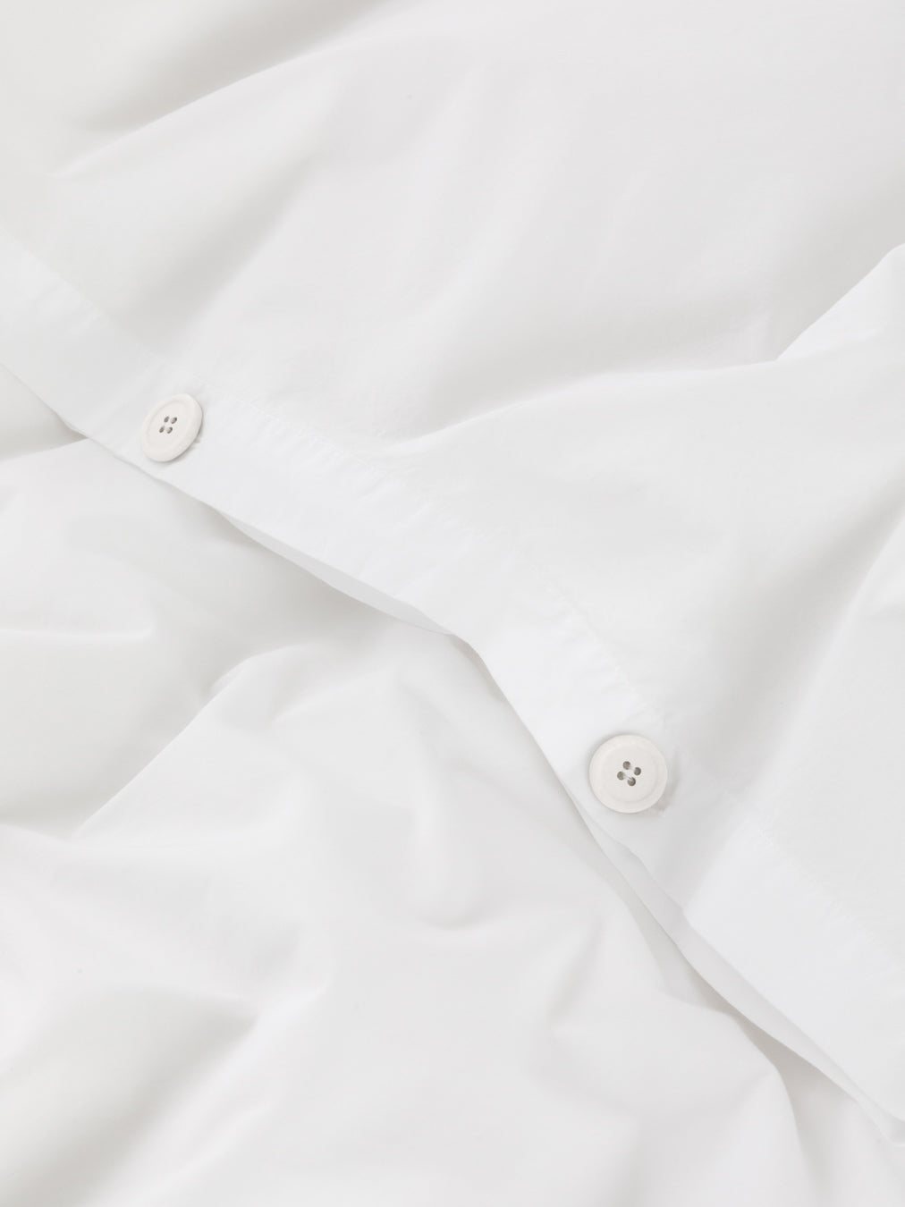 Percale Duvet Cover - Bright White