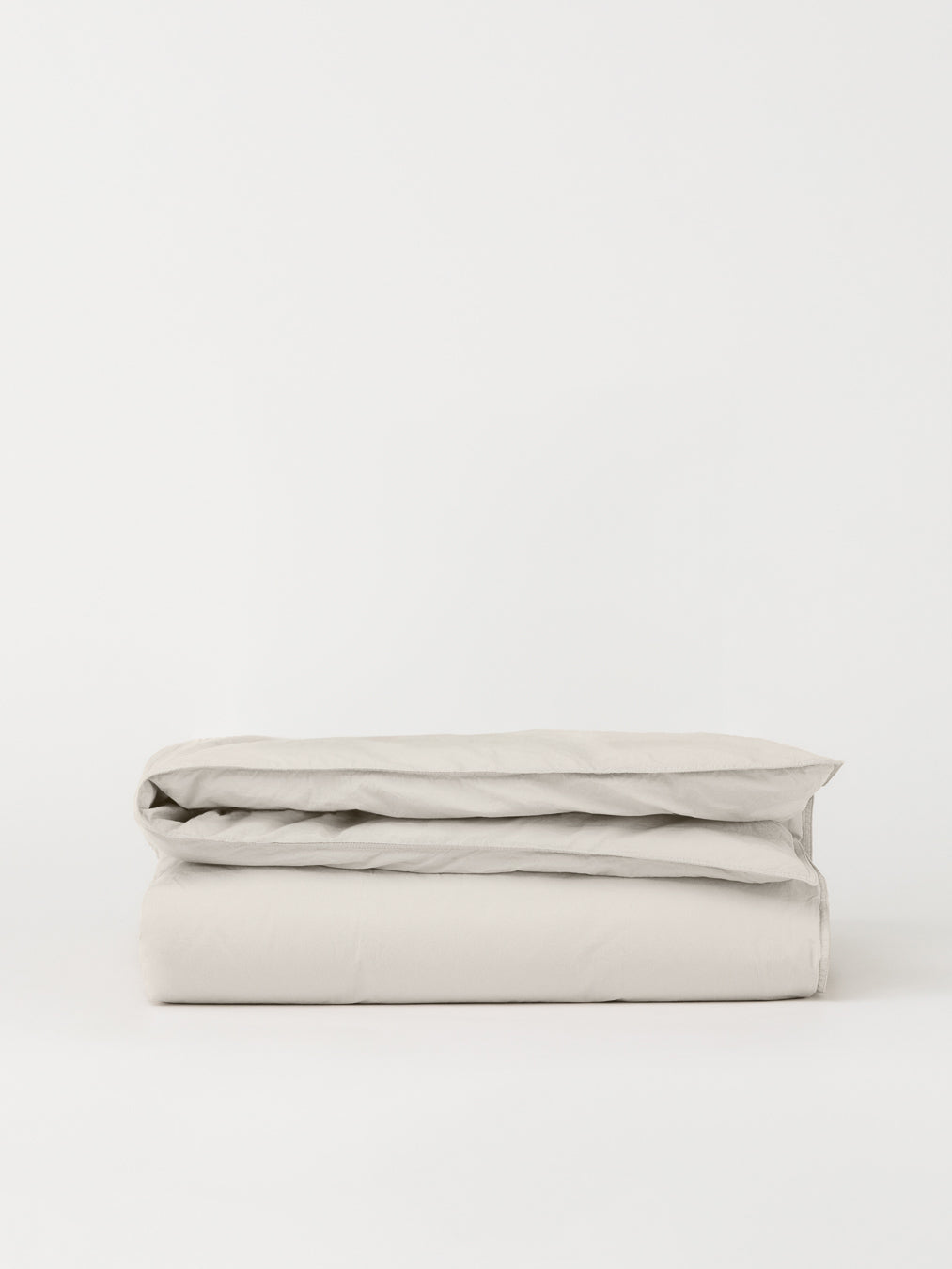 Percale Duvet Cover - Ivory