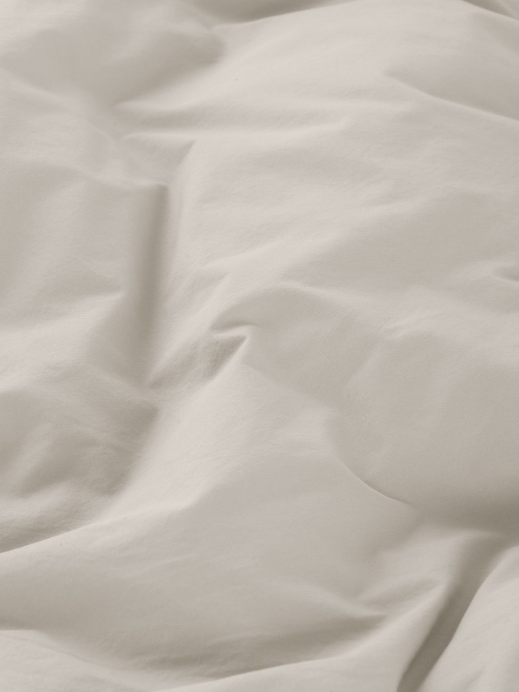 Percale Duvet Cover - Ivory