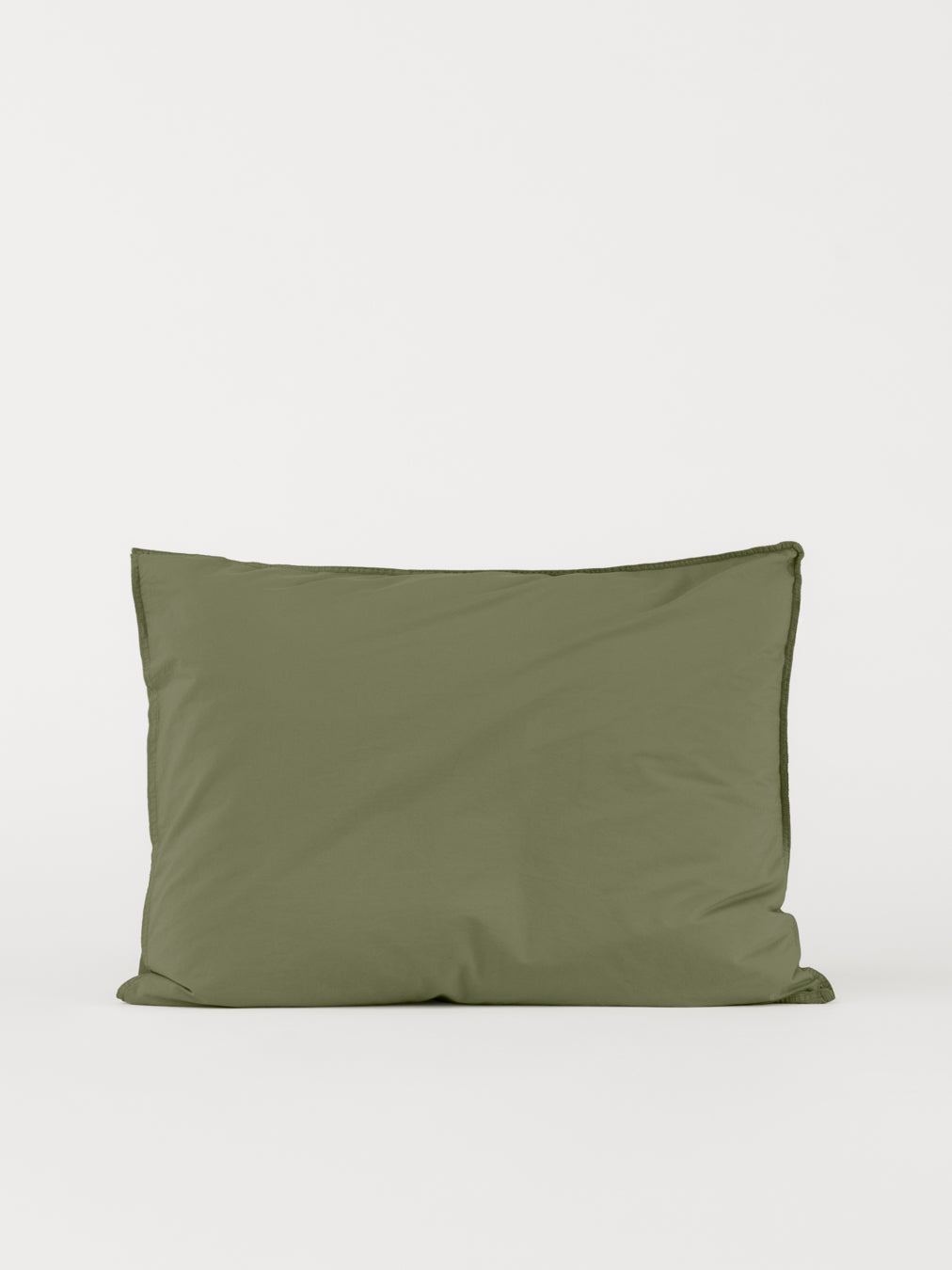 Percale Pillow Case - Olive