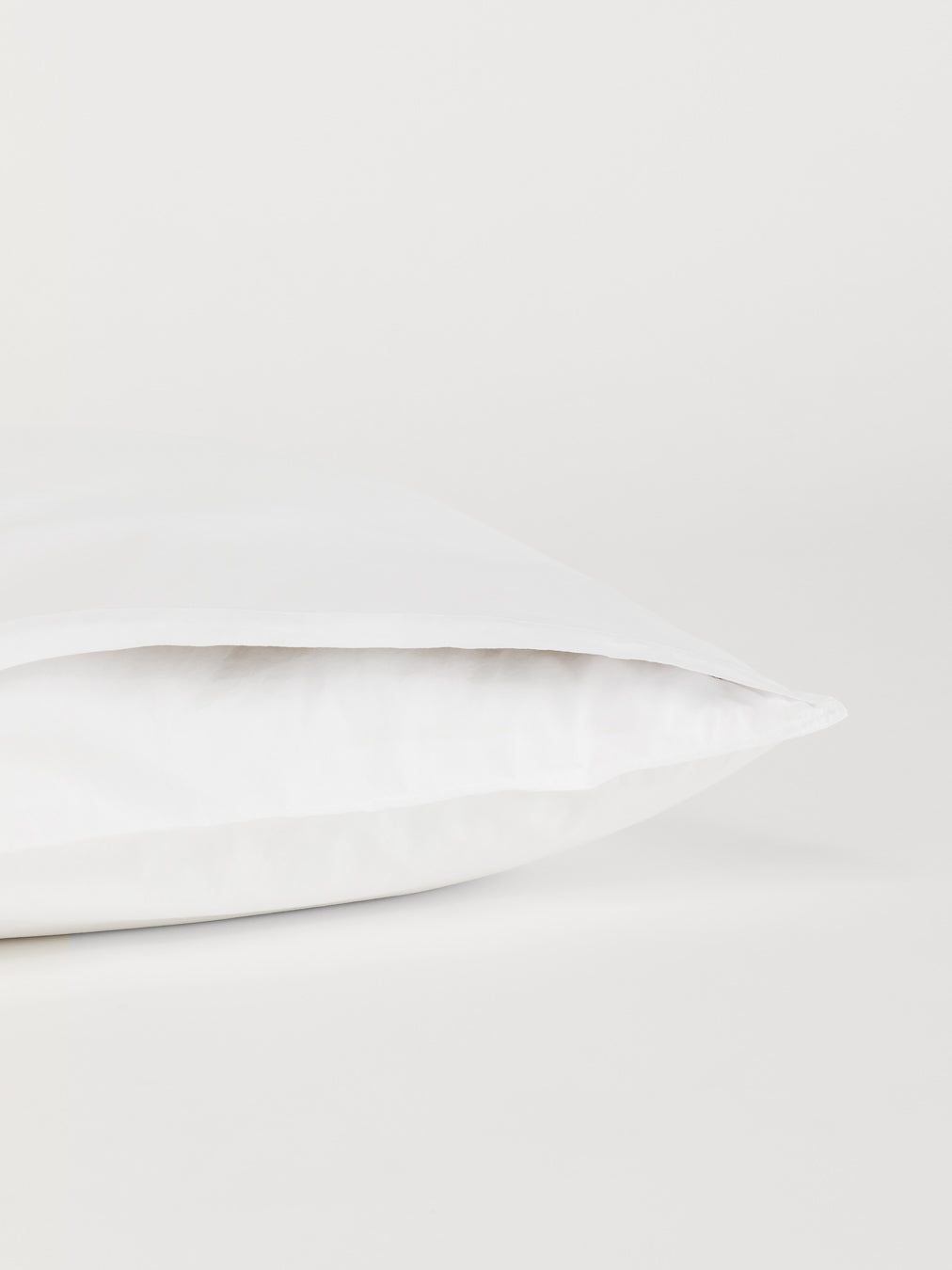Percale Pillow Case - Bright White