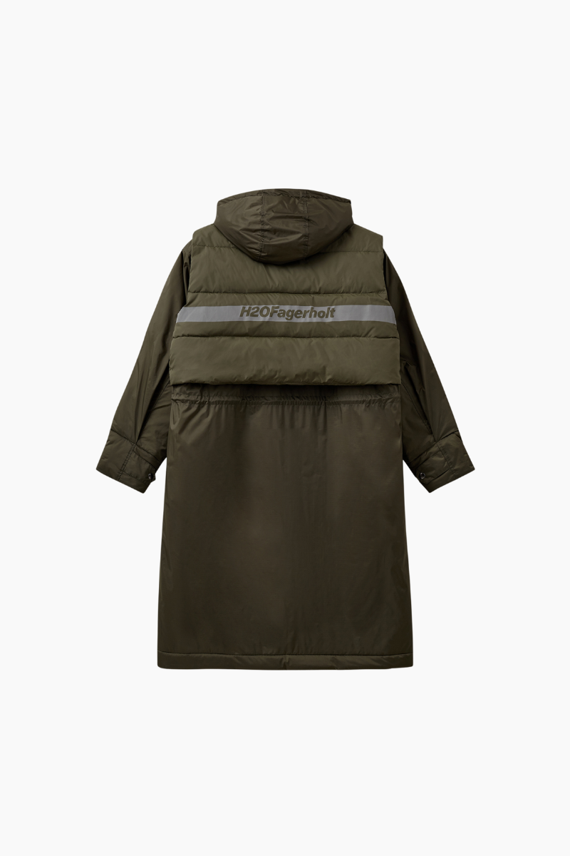 H2O Fagerholt - Warm Rain Jacket - Forrest Green