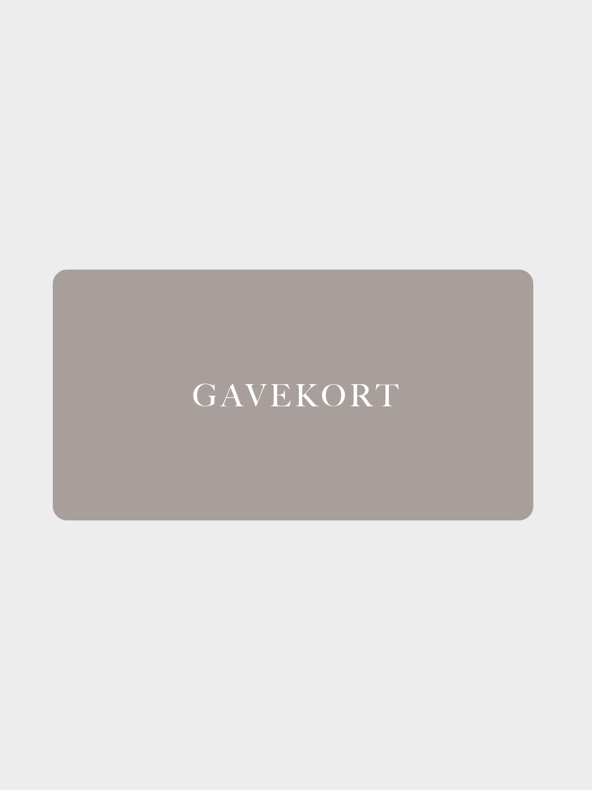 Gavekort