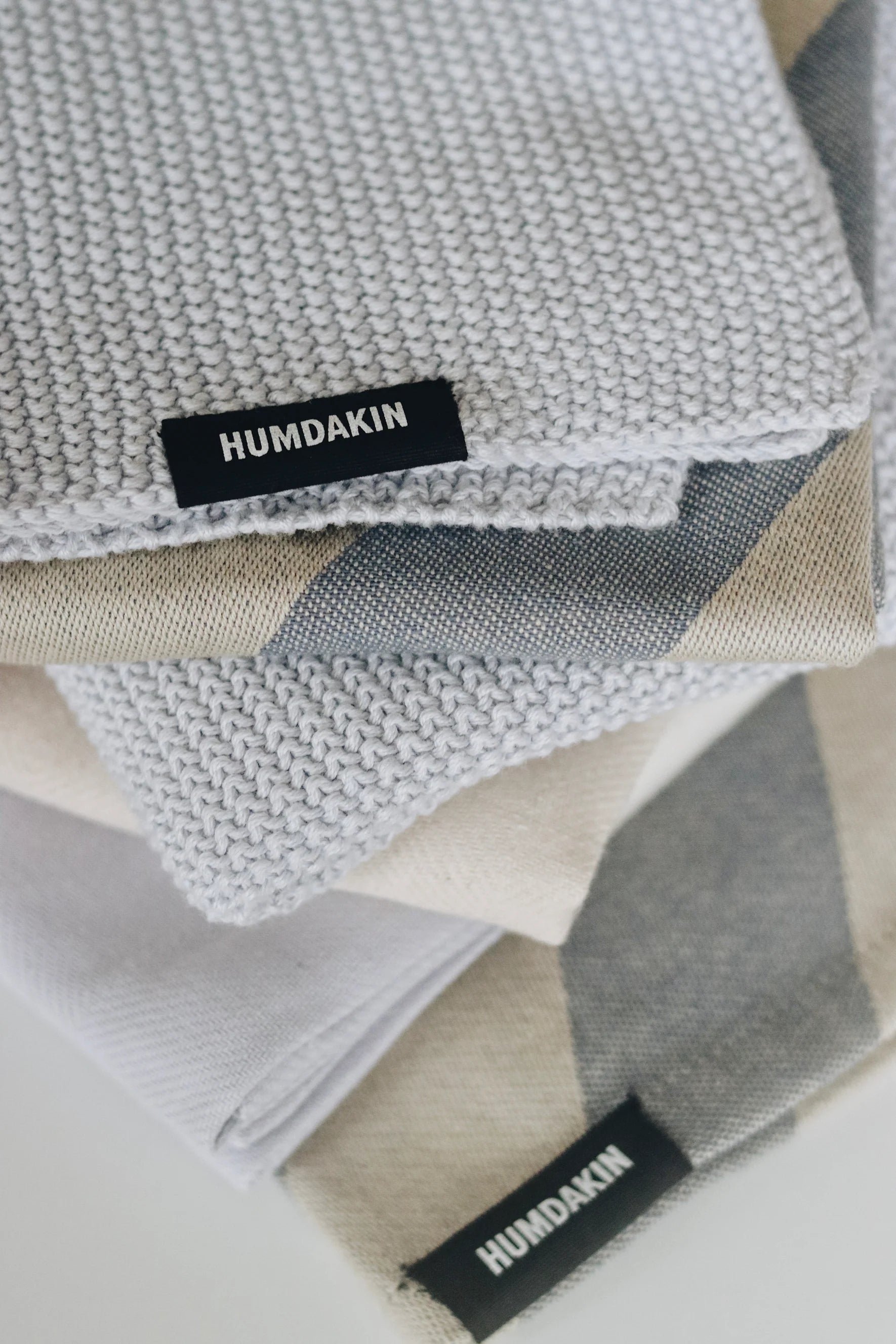 Humdakin - Knitted Kitchen Towel - Blue Glass