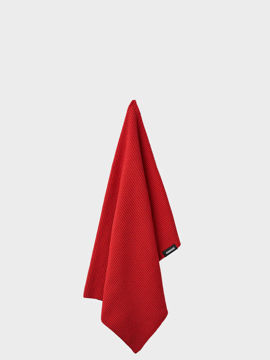 Humdakin - Knitted Kitchen Towel - Rushing Red