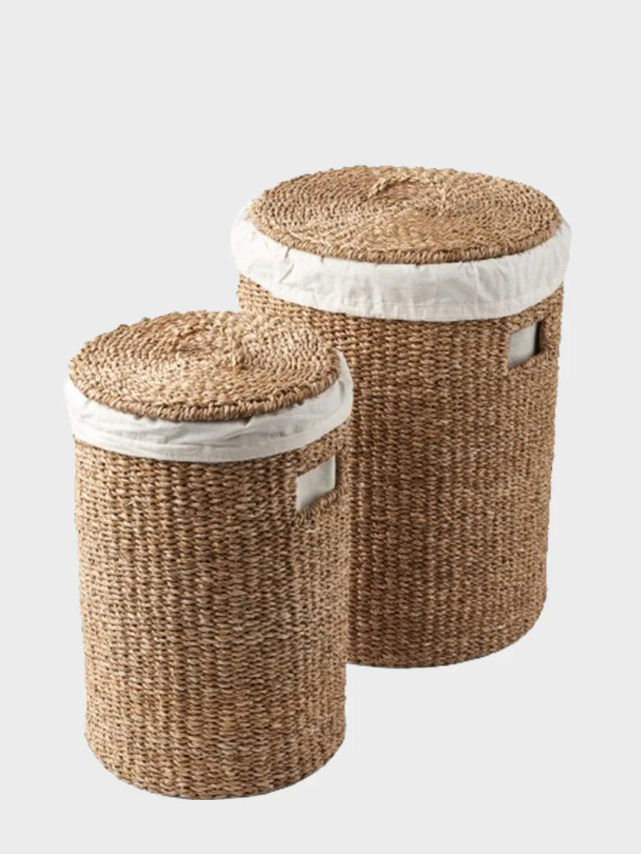 Laundry Hamper Set - Organic Cotton Lining