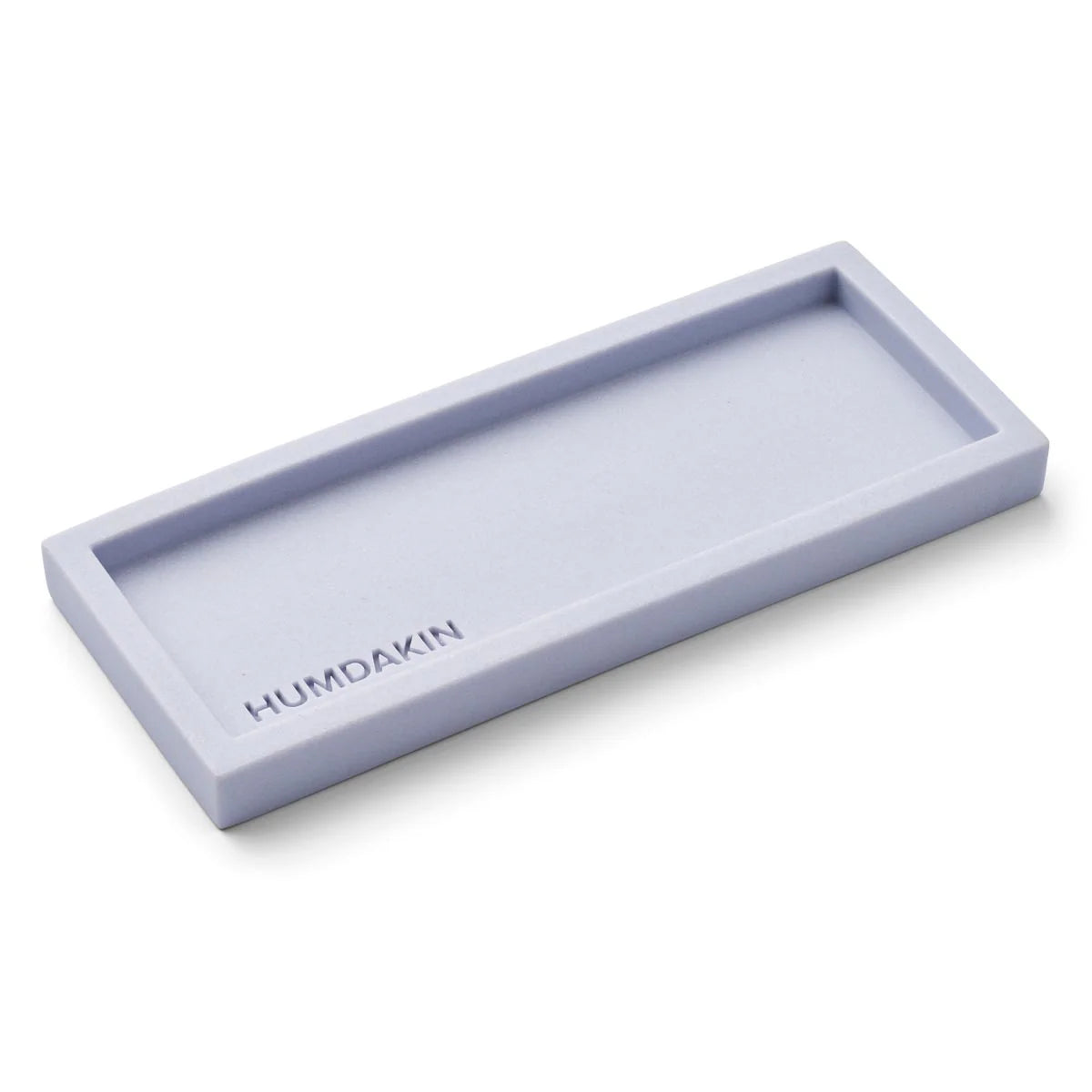 Humdakin - Light Sandstone Tray 10 x 25 cm - Blue Glass