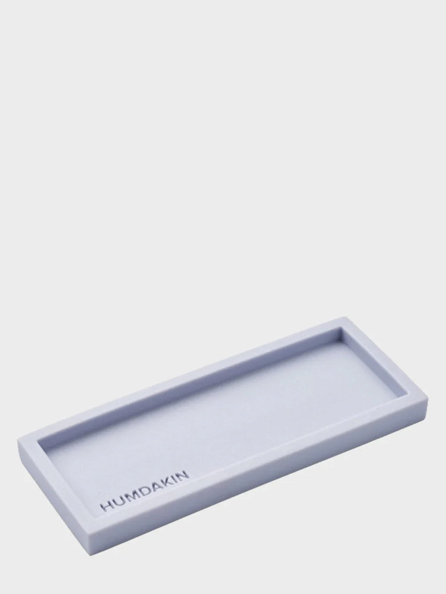 Humdakin - Light Sandstone Tray 10 x 25 cm - Blue Glass