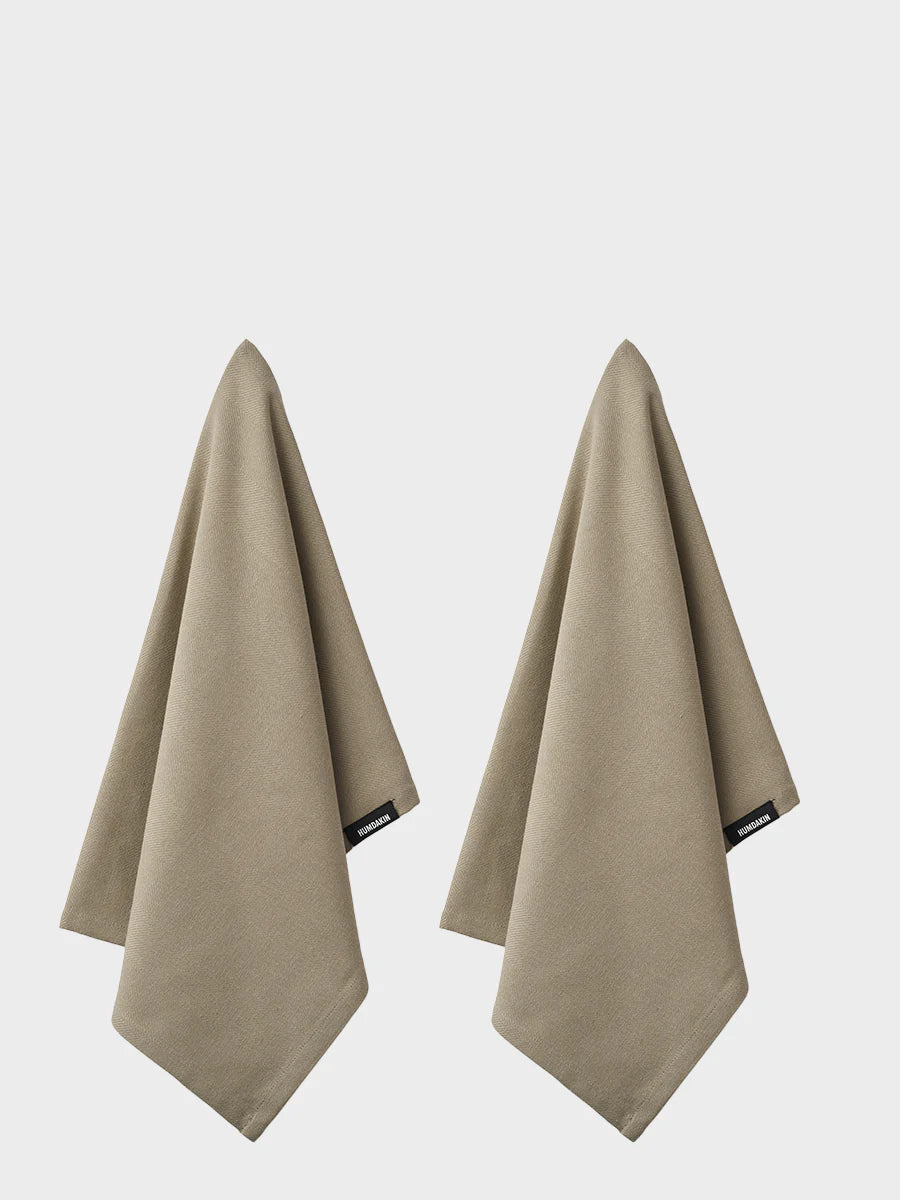 Humdakin - Organic Tea Towel - 2 pack - Oak