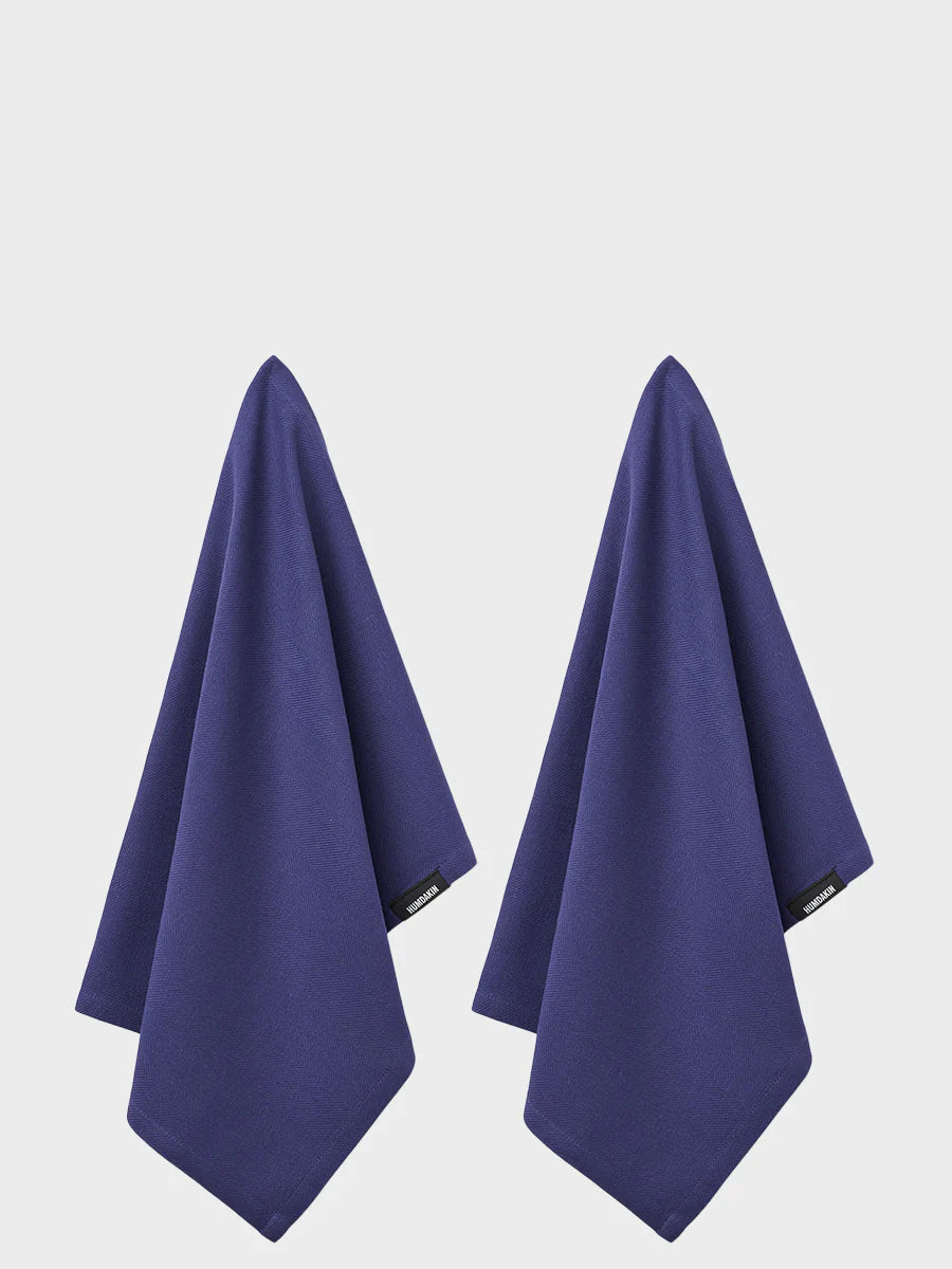 Humdakin - Organic Tea Towel - 2 pack - Midnight Turbo