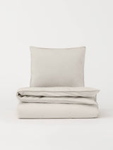 Percale Duvet Cover - Ivory