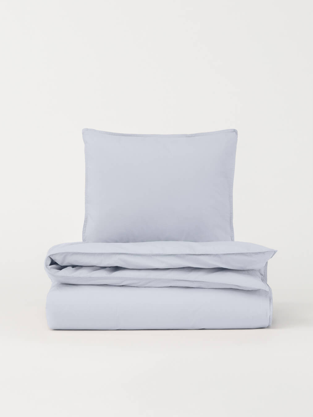 Percale Duvet Cover - Arctic Blue