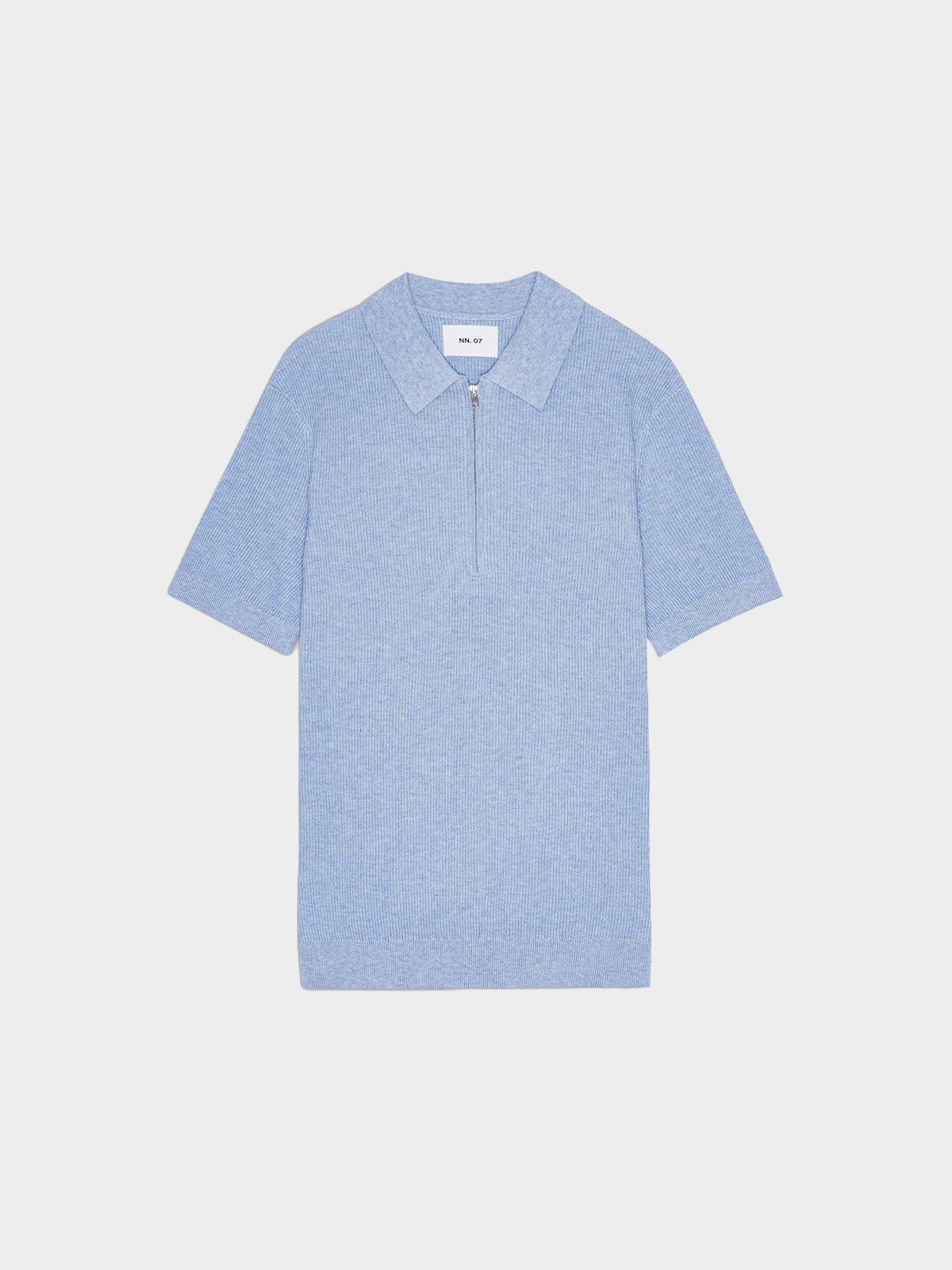 Hansie Ribbed Half Zip Polo