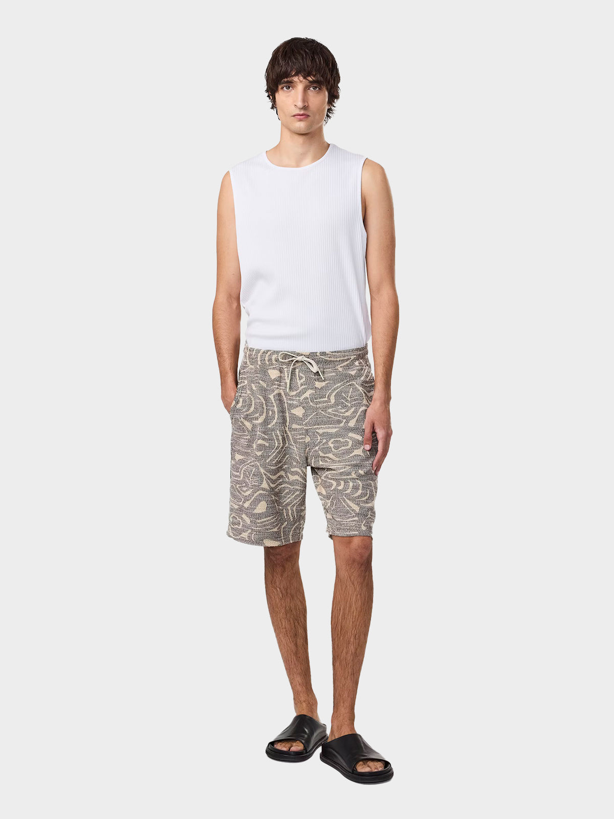 Jerry Bouclé Jacquard Shorts