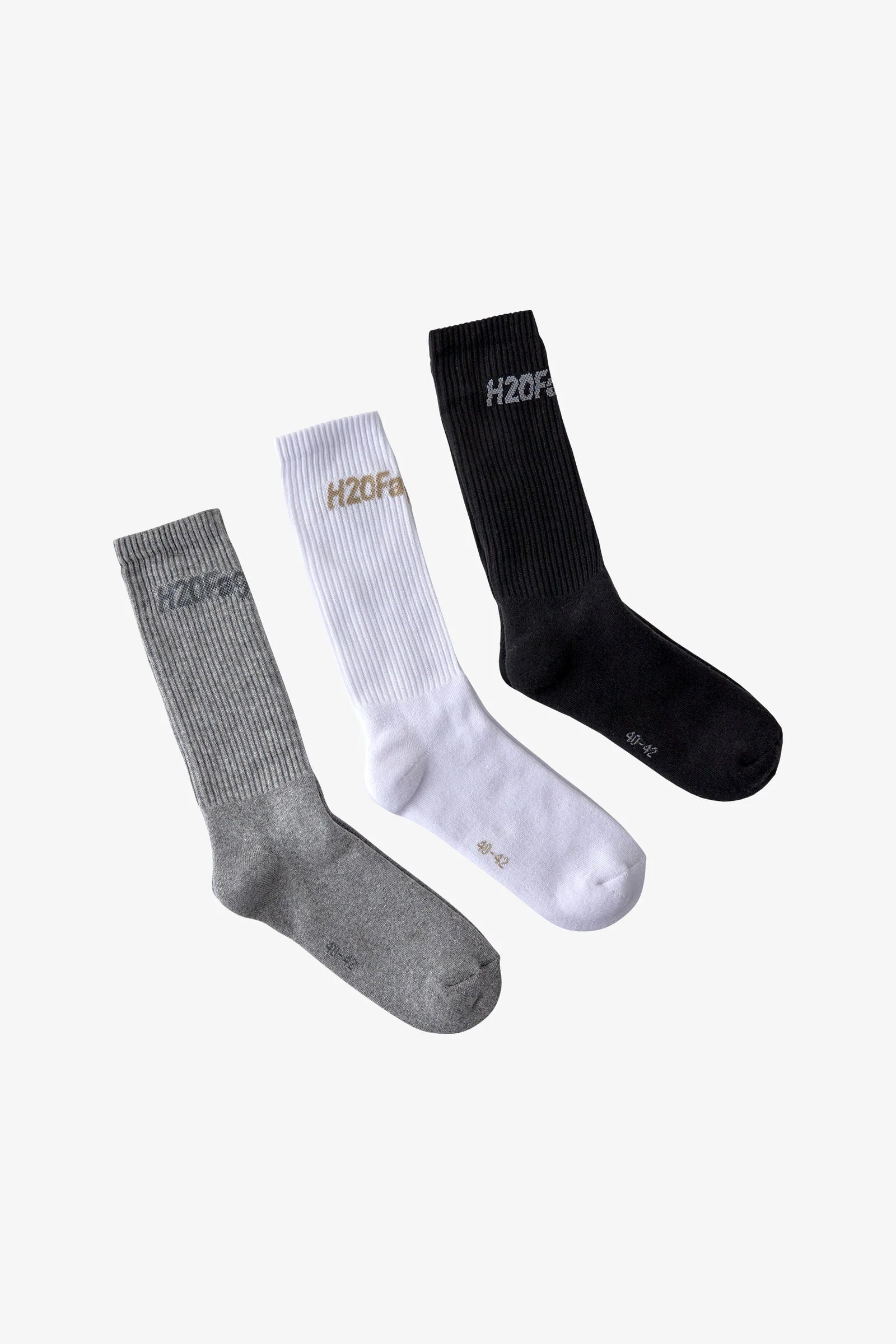 Suck Socks - Black+White+Grey Melange