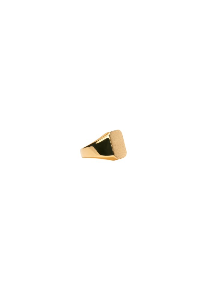 IX OCTAGON SIGNET RING